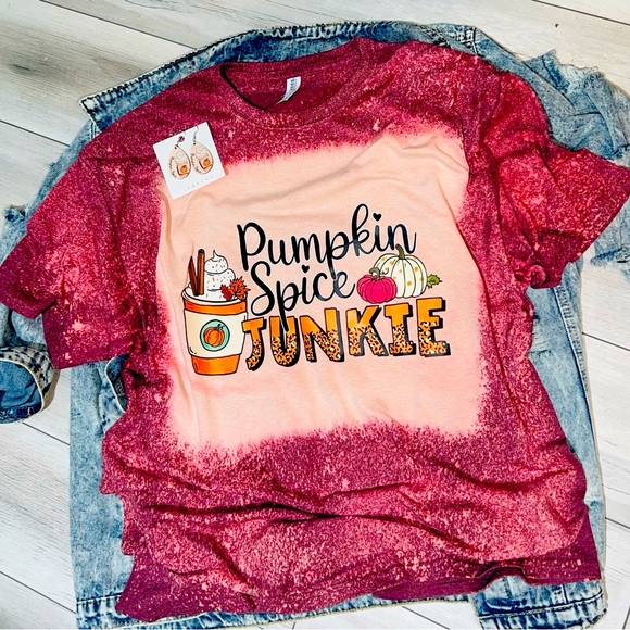 Bleached Sublimation Tee - Picture 1 of 2